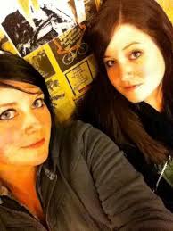 This is what happens when you ask Herschell Fuller to take a group picture  with Kristi Hill and Wanda Norman. Lol