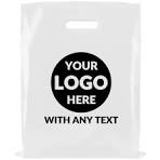Amazon.com: 100 SALIFECO Custom Plastic Bags with Logo, 2.36 ...