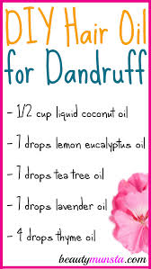 It's so easy to tame the mane. Diy Hair Oil For Dandruff With Coconut Oil Essential Oils Beautymunsta Free Natural Beauty Hacks And More