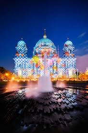 For 4 Days Every October There Is The Festival Of Light Fol In Berlin Here Berliner Cathedral Berlin Berlin Germany Germany Festivals Around The World