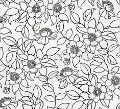 Floral seamless pattern with hand drawn flowers. 28 Floral Print Black White Ideas Floral Floral Prints Black And White