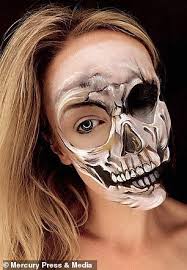 Mother spends up to 13 HOURS creating horrifying Halloween makeup illusions 