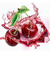 Cherry Splashes Of Juices Fruit Splash Food Art Photography Food Poster Design