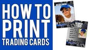 Connect with custom, printed cards that make awesome keepsakes. How To Print Custom Trading Cards Tutorial Youtube
