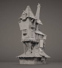 This item has had a high sales volume over the past 6 months. Harry Potter The Burrow Weasley S Family Home Rafael Chies Artstation