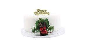 Festive cake wraps, cake toppers, cupcake cases and lots more. Decorations Cake Toppers Cake Decoration Set Silver Holly Bells With Merry Christmas Sign Home Furniture Diy Tohoku Morinagamilk Co Jp