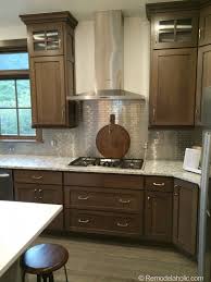 walnut kitchen cabinets