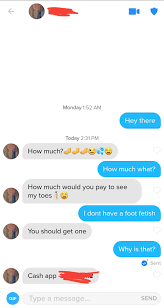 Apparently I need a foot fetsh : r/Tinder