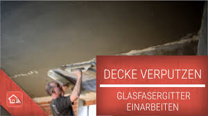 Du findest hier infos zum: Decke Verputzen Mit Kalkputz Heimwerker Spezial Youtube