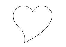 Herz vorlage zum ausdrucken pdf kribbelbunt. 8 Herz Vorlage Ideen Herz Vorlage Herzschablone Holz Herz