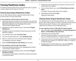 Volkswagen Audi Obd Ii Readiness Code Charts Pdf Free Download