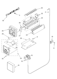 Buy kitchenaid ice maker parts to repair your kitchenaid ice maker at easy appliance parts. Kitchenaid Ksra25cnbt01 Side By Side Refrigerator Parts Sears Partsdirect