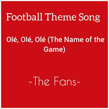 Download Listen Mp3 The Fans Ole Ole Ole The Name Of The Game Lyrics In 2021 The Game Lyrics Lyrics Football Anthem