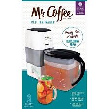 Mr Coffee 3 Quart Black Iced Tea Maker Walmart Com Iced Tea Maker Iced Tea Cold Brew Iced Tea