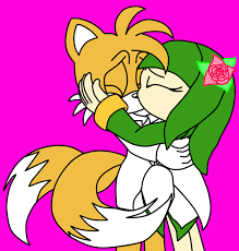 Tails kisses cosmo as a pot. Tails And Cosmo Kiss By Ameth18 On Deviantart