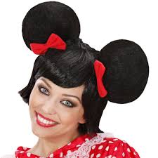 Parrucca Topina Con Orecchie PS Parrucche Donna Carnevale 10925