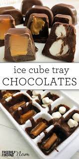 Chocolate Christmas Candies Recipe Ice Cube Tray Chocolates Recipe Candy Recipes Truffle Recipe Chocolate Ice Cube Tray Chocolates