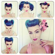 Pin On Rockabilly Hairstyles And Colors That Rock