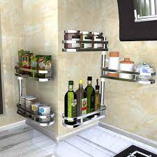 Check kitchen shelves prices, ratings & reviews at flipkart.com. Sus 304 Diy Rotate Stainless Steel Kitchen Rack Kitchen Shelf Seasoning Rack Wall Holder Organizer Diy 1 5 Layers A297