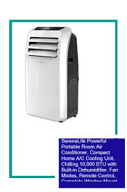 Small rooms need small portable air conditioners. 10 000 Btu Portable Air Conditioner 450 Sq Ft A C Dehumidifier Vent Kit Remote Air Conditioners Heaters Patterer Home Garden