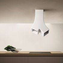 Hotte De Cuisine D Angle Avec Eclairage Integre Hydra Elica Hotte Cuisine Hotte Hotte Ilot