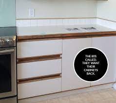 It feels so bright, fresh, and cozy now. 4 Ideas Update European Style Melamine Cabinets 1980 S And 90 S Melamine Cabinets 80s Kitchen Cabinet Makeover Kitchen Cabinets Makeover