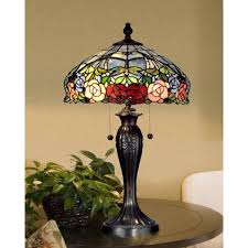 Nilima home is one stop source for all your home furnishing needs. Dale Tiffany 27 In Fieldstone Zenia Table Lamp With Tiffany Art Glass Shade Tt12232 The Home Depot