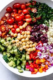 Greek Chickpea Salad With Honey Lemon Dressing Only Two Easy Steps Greeksalad Chickpeasalad Medite Greek Chickpeas Best Salad Recipes Greek Chickpea Salad