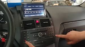 Come Installare Retrocamera Su Mercedes C W204 Youtube