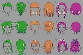 more octoling hairs! : rsplatoon