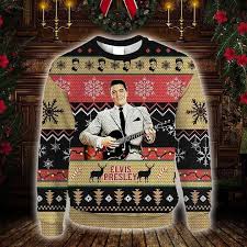 Get free tips, techniques and patterns. Elvis Presley 3d Christmas Knitting Pattern Christmas Sweatshirt