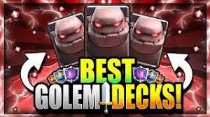 The challenge now will be to find the right deck for you by raising the level of your cards. New Top 5 Best Golem Decks Arena 10 12 2018 Clash Royale Best Ladder Decks Clash Royale Deck Clash Royale Deck