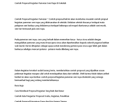 Terkadang, seni bisa membuat seorang penikmatnya merasakan suatu kebahagiaan dan kepuasan diri. Kata Blog Kata Pengantar Dalam Proposal Pameran