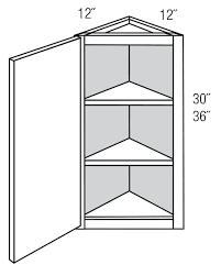 Counterintuitively, the deeper they are, and thus the more storage space they provide, the more potential for disaster. Aw30 Wall Angle End Cabinet Dover Rta Kitchen Cabinet