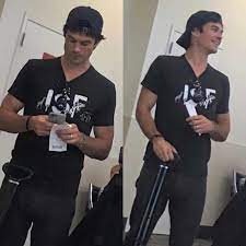 Ian Wearing Cap Backwards Is Hot Mens Tops Mens Tshirts Fashion