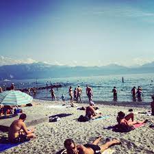 lausanne beach switzerland summer 1989 great memories of days spent on this lakeside beach lausanne lakeside beach honeymoon destinations