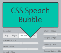 Css Speech Bubble Generator Css Bubbles Speech Bubble