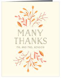 Vistaprint.com has been visited by 100k+ users in the past month Fall Thank You Cards Match Your Color Style Free