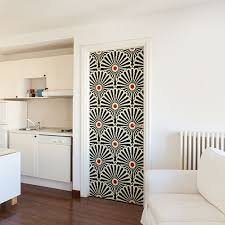 Sticker Autocollant Eventails Tri Colores Pour Portes Par Wsh Porte De Chambre Deco Peinture Chambre Deco