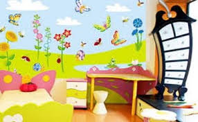 رسومات حوائط غرف أطفال 2020 صور مودرن ورسمات وتصميمات غاية في الروعة Kids Bedroom Designs Kids Wall Murals Kids Bedroom Design
