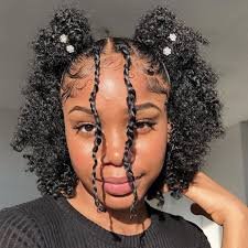 Black or natural hair can be quite difficult to control, but it's still quite easy to do a perfect ponytail. Easy Hairstyles Cute Hairstyles For Black Teenage Girl Natural Hair Novocom Top