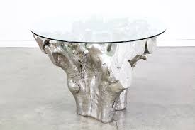 Explore 30 photos and more ideas about coffee table and furniture here. Vintage Silver Fiberglass Tree Trunk Dining Table Vintage Supply Store