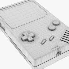 Nintendo Gameboy 3d Model Gameboy 3d Model Nintendo