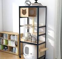 Amazon.com: Cat Villa Large Cat Climbing Cabinet, Multi ...