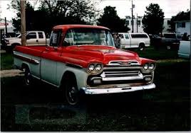 Image result for Red 1959 Truck