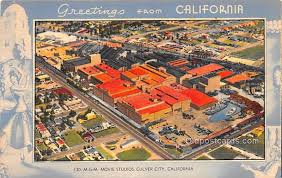 The studios were born in 1915 as triangle pictures. Mgm Movie Studios Culver City California Movie Star Actor Actress Film Star Hippostcard