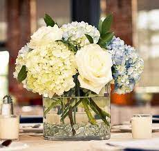Unique Floral Expressions Hydrangea Centerpiece Wedding Hydrangeas Wedding Wedding Floral Centerpieces