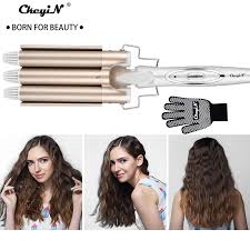 Diffusers, attachments that spread a blow dryer's heat evenly throughout the hair, were created for those with curly and wavy hair. Ckeyin Professional Hair Curling Ceramic Triple Barrel Electric Hair Wave Curler Iron Rollers Pear Waver Fast Styling Tools 40 Iron Hair Curling Ironhair Iron Curl Aliexpress