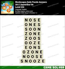 Wordscapes daily puzzle september 2020. Wordscapes Daily Puzzle 2017 September 06 Answers Game Solver