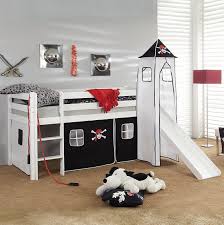 Für das kind ist ein kinderhochbett mit rutsche ein reinstes abenteuer. Kinder Hochbett Aruba Piratenbett Mit Turm Und Rutsche Von Elfo Gunstig Bestellen Skanmobler